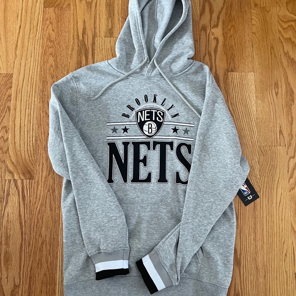 NWT NBA Brooklyn Nets Hoodie Mens Size Medium - Picture 4 of 7